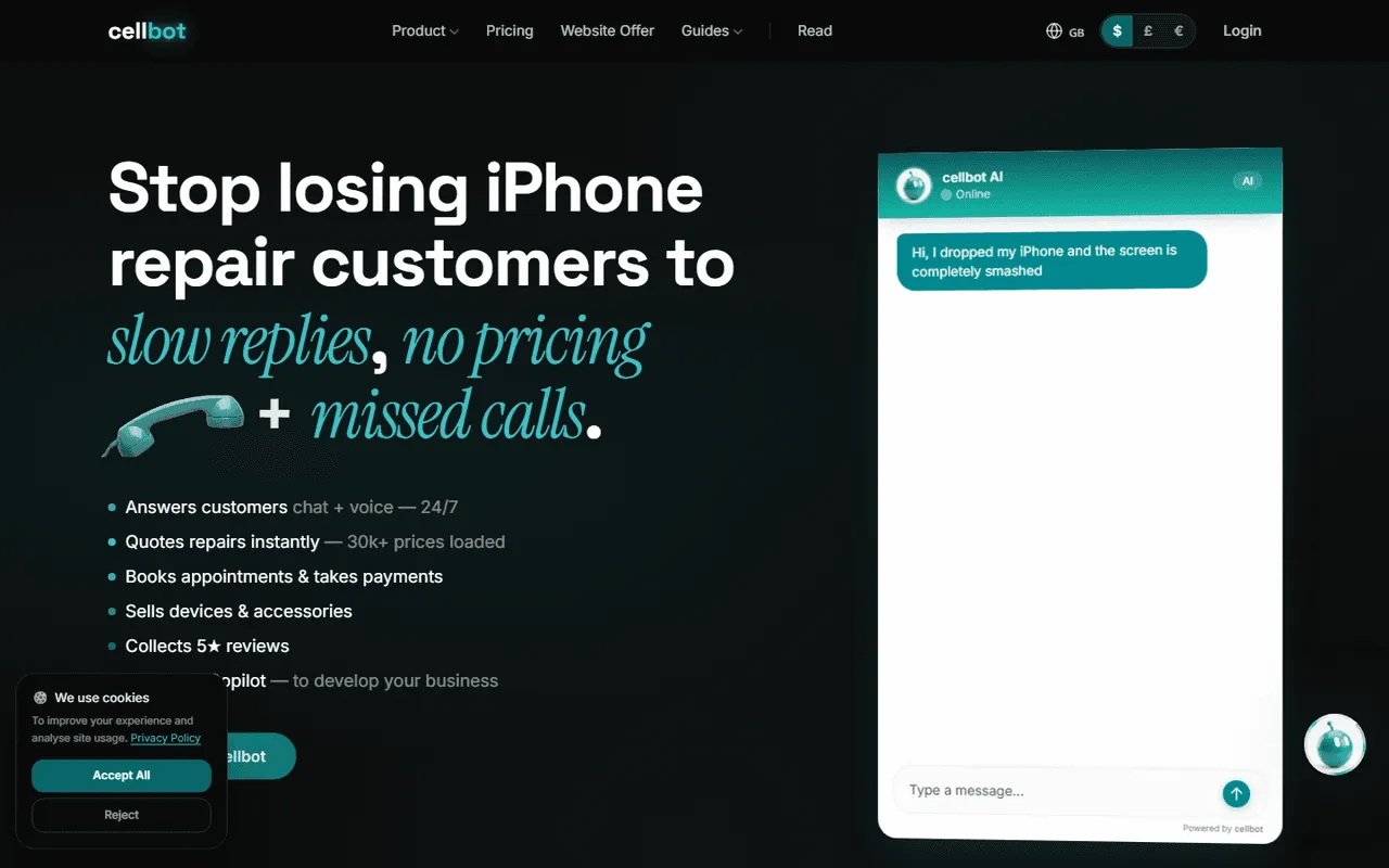 Cellbot screenshot