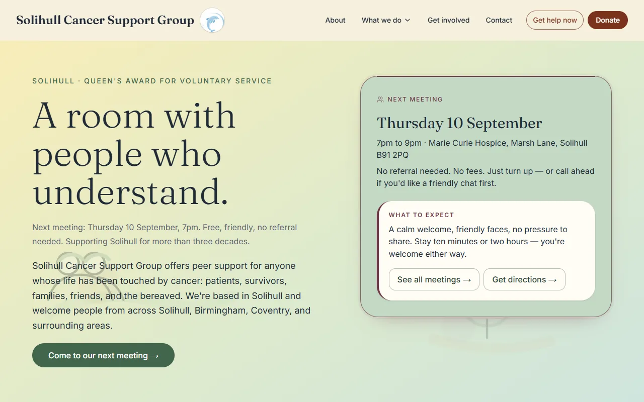Local service website project preview