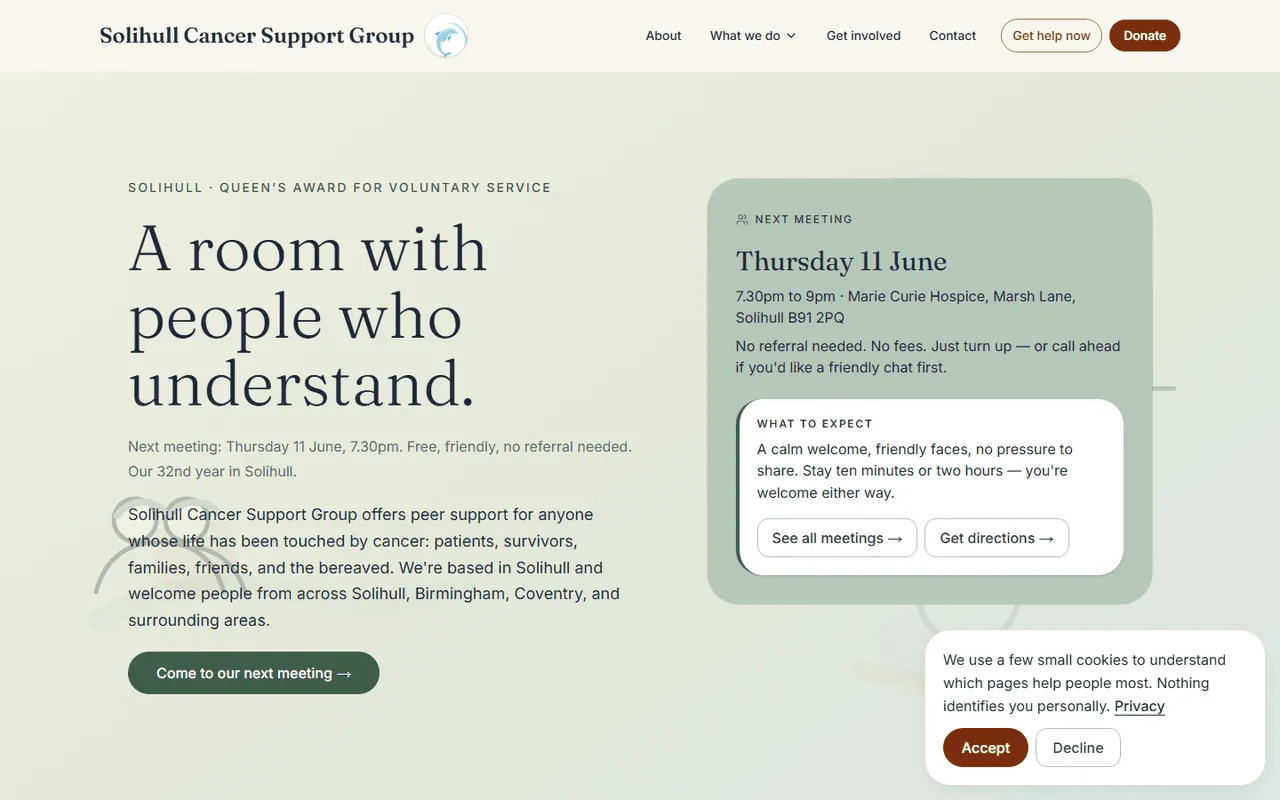 Local service website project preview